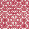 Schumacher Rose Hand Block Print Pink Fabric