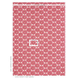 Schumacher Rose Hand Block Print Pink Fabric