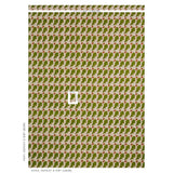 Schumacher Oak Hand Block Print Green Fabric
