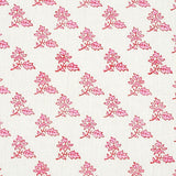 Schumacher Torbay Hand Blocked Print Pink Fabric