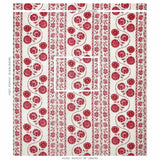 Schumacher Zinnia Handmade Print Pink Fabric