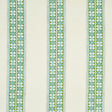 Schumacher Amira Hand Blocked Print Leaf Fabric