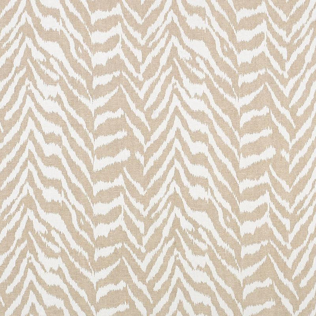 Schumacher Quincy Hand Print Natural Fabric