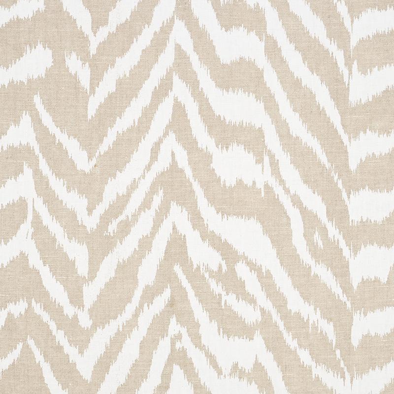 Schumacher Quincy Hand Print Natural Fabric
