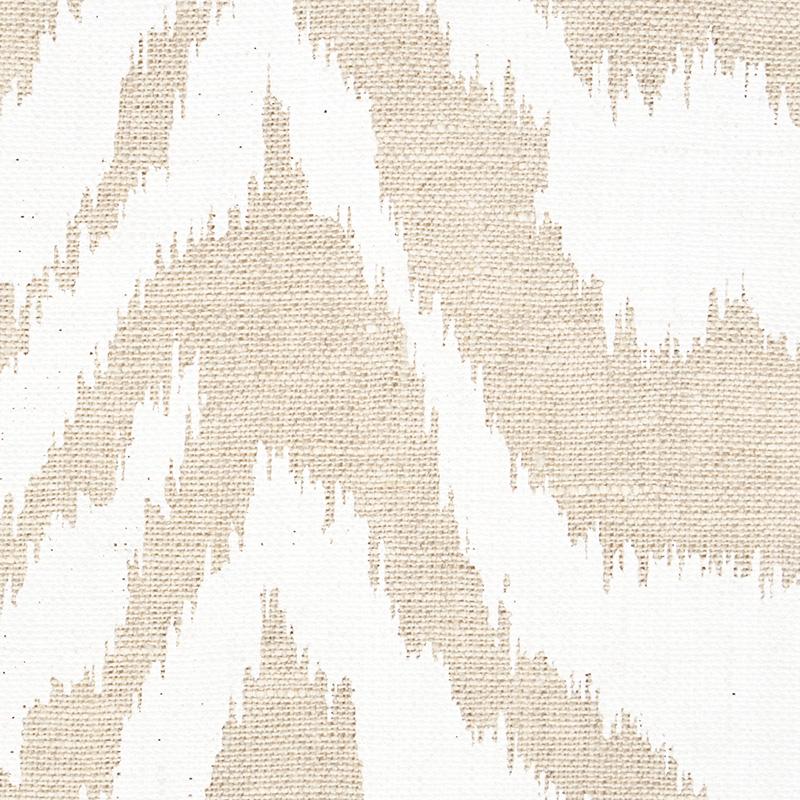 Schumacher Quincy Hand Print Natural Fabric