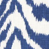 Schumacher Quincy Hand Print Blue Fabric