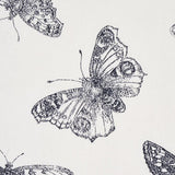 Schumacher Burnell Butterfly Black Fabric