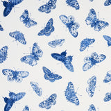 Schumacher Burnell Butterfly Blue Fabric