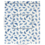 Schumacher Burnell Butterfly Blue Fabric