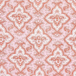 Schumacher Amalia Medallion Handmade Print Pink Fabric