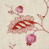 Schumacher Maryam Vine Pink & Red Fabric