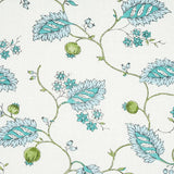 Schumacher Maryam Vine Peacock Fabric