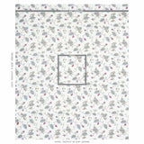 Schumacher Maryam Vine Sky & Plum Fabric
