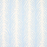 Schumacher Creeping Fern Print Slumber Blue Fabric