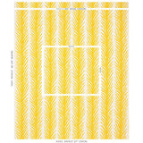 Schumacher Creeping Fern Print Lemonade Fabric