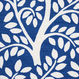 Schumacher Temple Garden Ii Blue Fabric