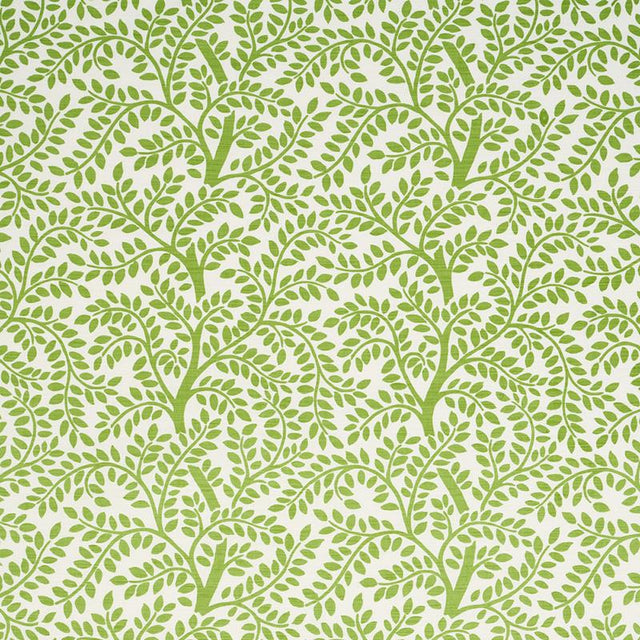 Schumacher Temple Garden Ii Green Fabric
