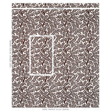 Schumacher Temple Garden Ii Brown Fabric