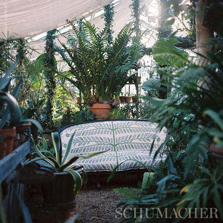 Schumacher Thistle Ivory Fabric