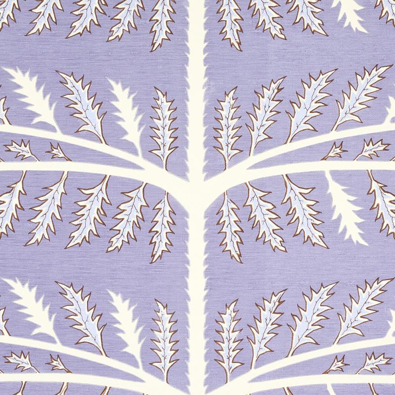 Schumacher Thistle Lavender Fabric