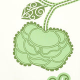 Schumacher Queen Fruit Chintz Jade Fabric