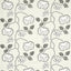Schumacher Queen Fruit Chintz Ebony Ivory Fabric