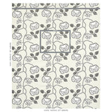 Schumacher Queen Fruit Chintz Ebony Ivory Fabric