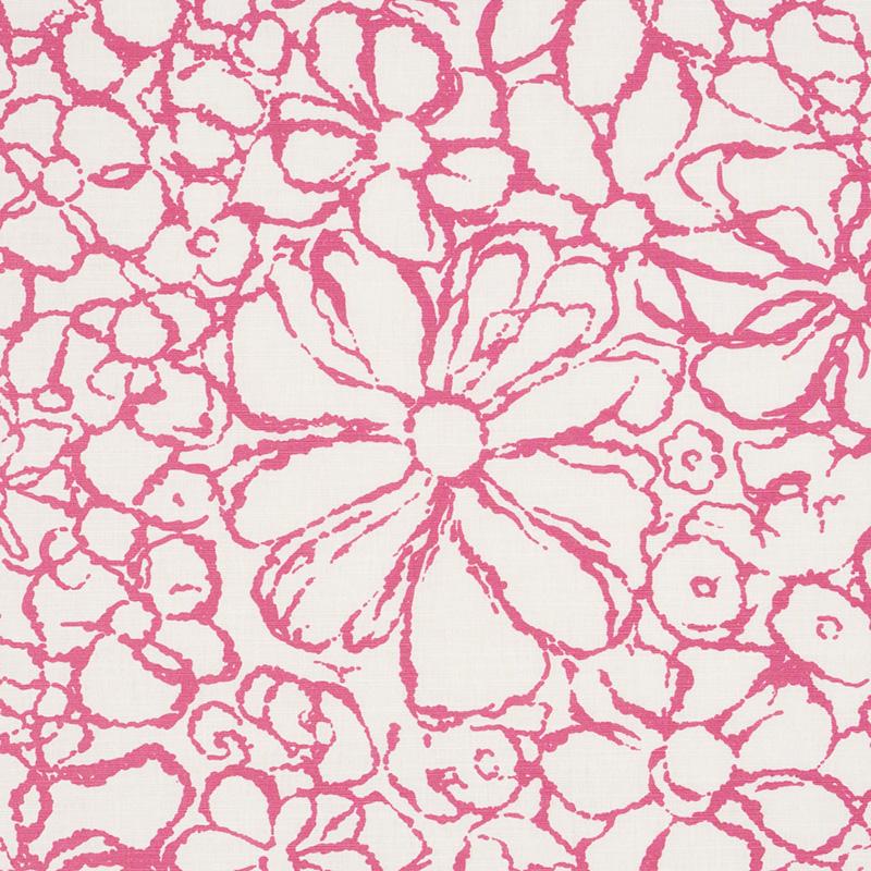 Schumacher Sidonie Magenta Fabric