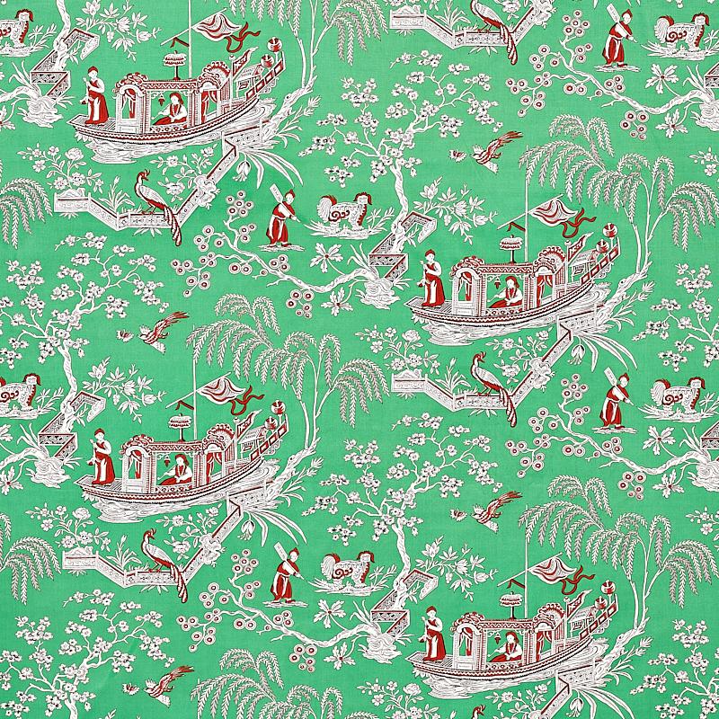 Schumacher Matsudana Jade Fabric