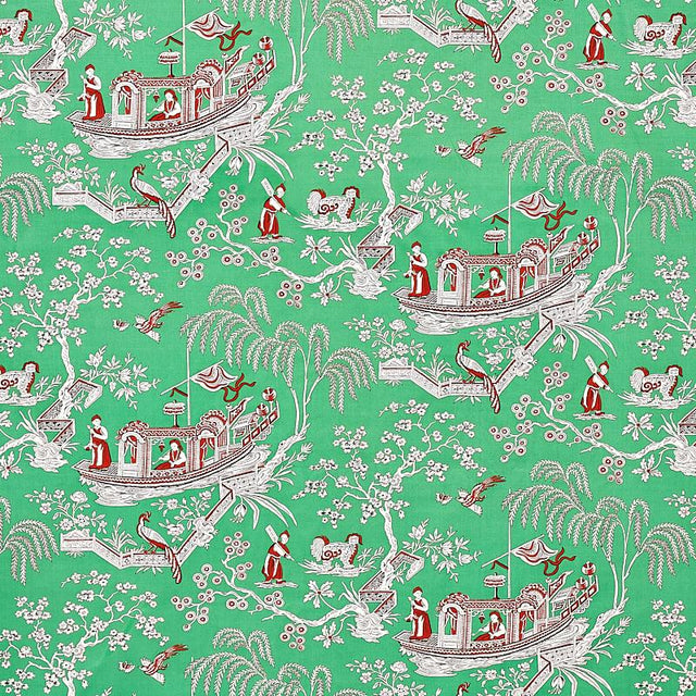 Schumacher Matsudana Jade Fabric