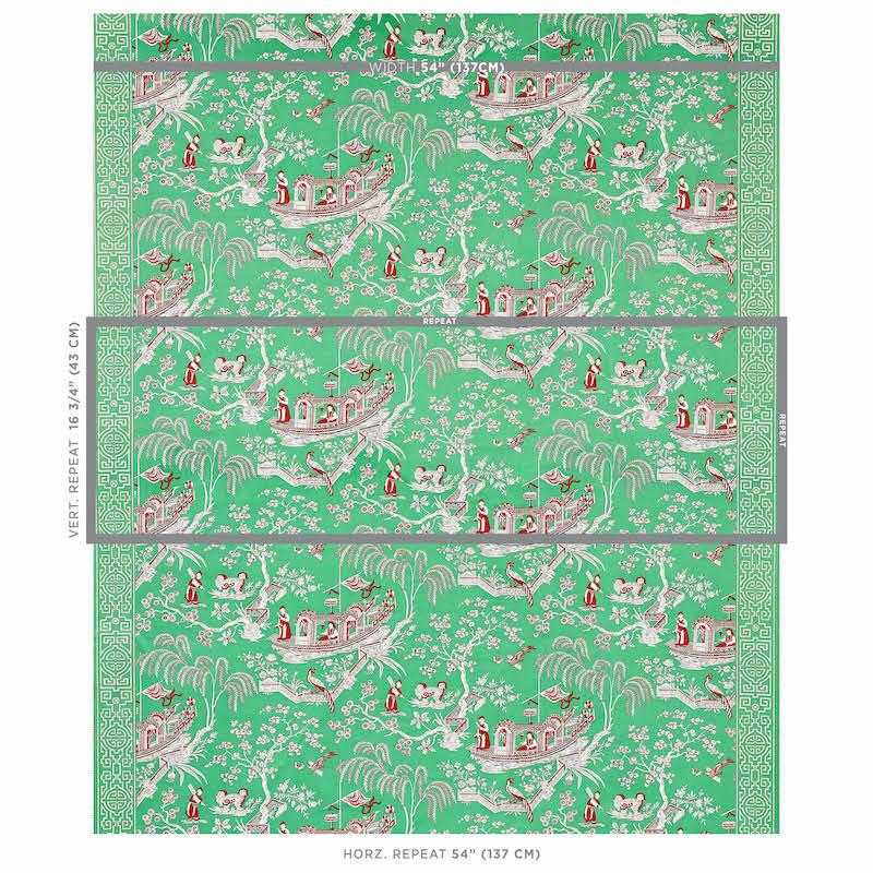 Schumacher Matsudana Jade Fabric