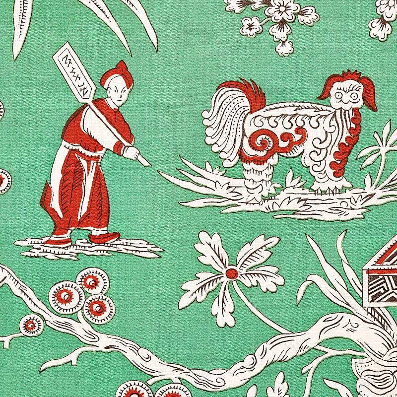 Schumacher Matsudana Jade Fabric