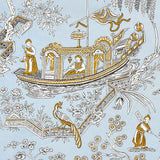 Schumacher Matsudana Blue Fabric