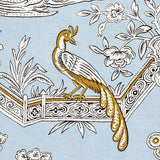 Schumacher Matsudana Blue Fabric