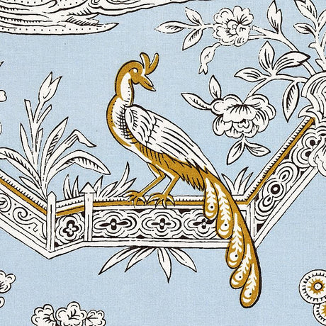 Schumacher Matsudana Blue Fabric