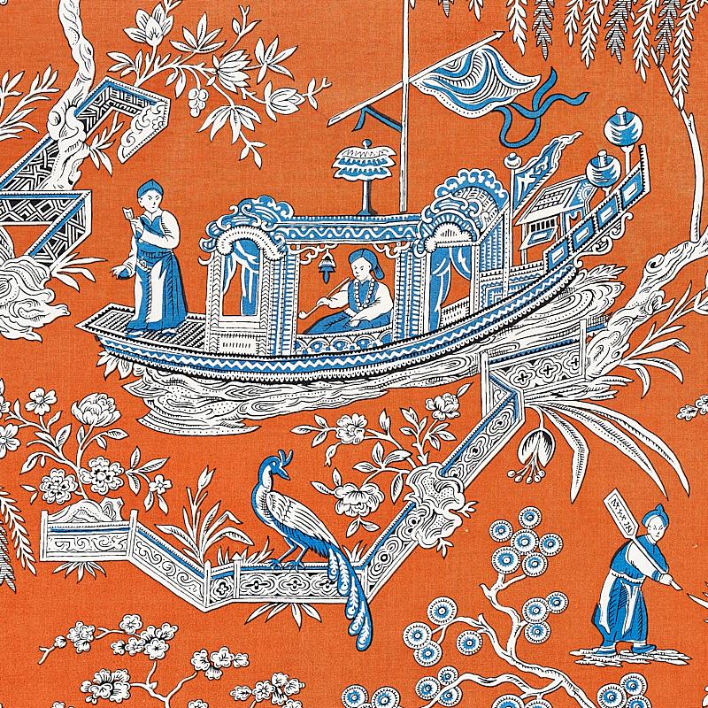 Schumacher Matsudana Spice Fabric