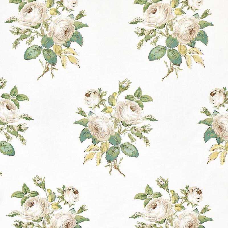Schumacher Loudon Rose Ivory Fabric