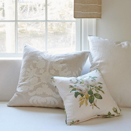 Schumacher Loudon Rose Ivory Fabric