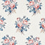 Schumacher Loudon Rose Rose & Blue Fabric