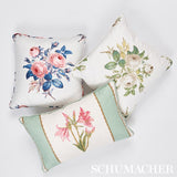 Schumacher Loudon Rose Rose & Blue Fabric