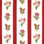 Schumacher Servilia Stripe Red Fabric