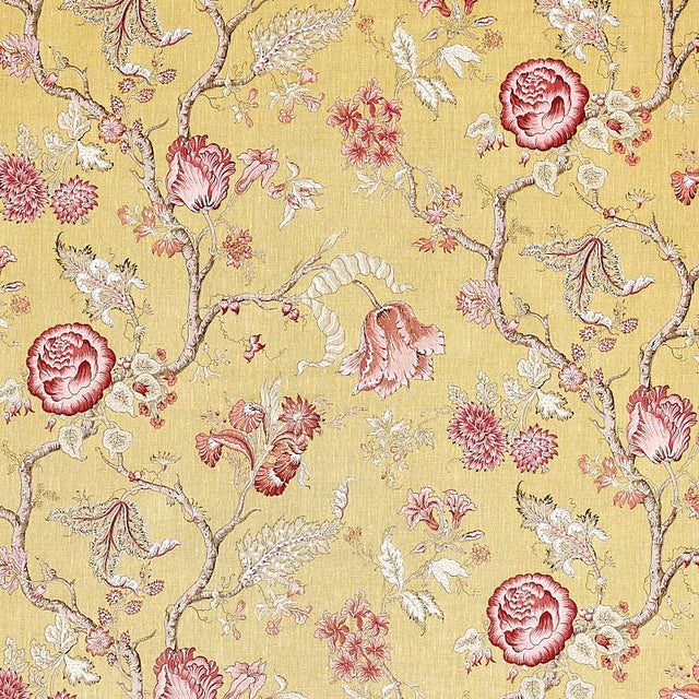 Schumacher Josephine Ochre Fabric