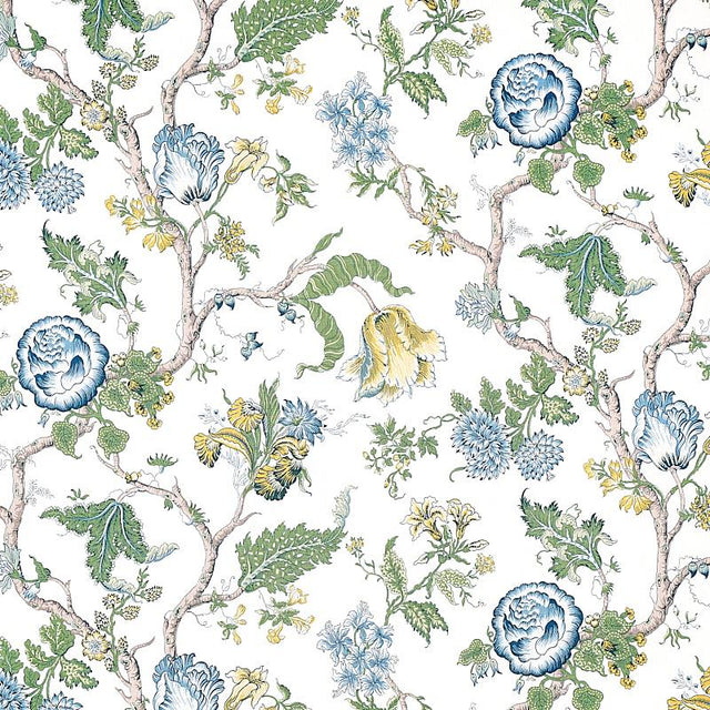 Schumacher Josephine Blue Fabric