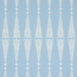 Schumacher Fern Tree Ivory & Sky Fabric
