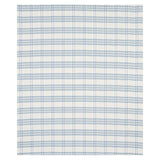 Schumacher Check Rustique Sky Fabric