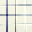 Schumacher Luberon Plaid Blue Fabric