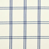 Schumacher Luberon Plaid Blue Fabric