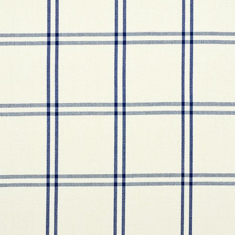Schumacher Luberon Plaid Blue Fabric