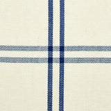 Schumacher Luberon Plaid Blue Fabric