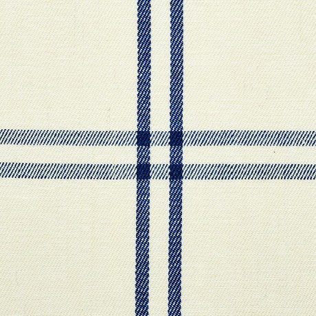 Schumacher Luberon Plaid Blue Fabric